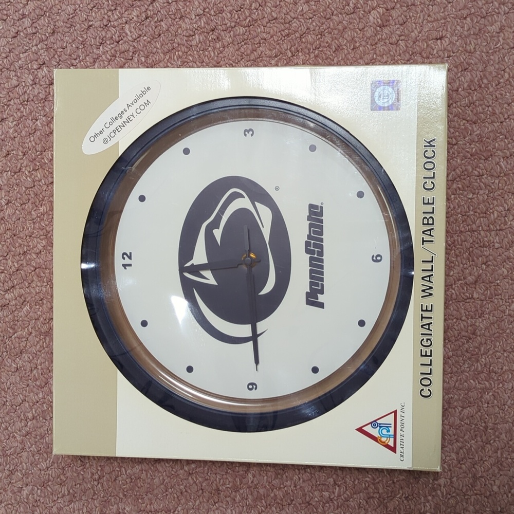 NIB Collegiate PSU Wall Clock